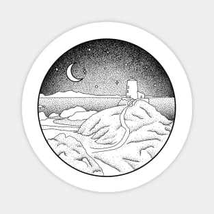 Llanddwyn Island, Anglesey - Wales Dotwork Magnet